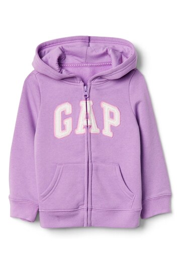 purple gap hoodie zip up
