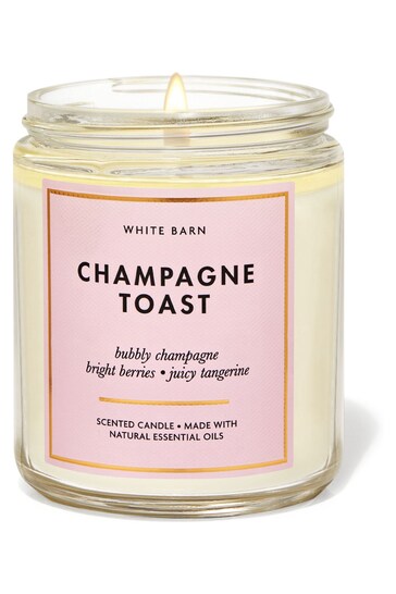 Buy Bath & Body Works Champagne Toast Single Wick Candle 7 oz / 198 g from the Next UK online shop