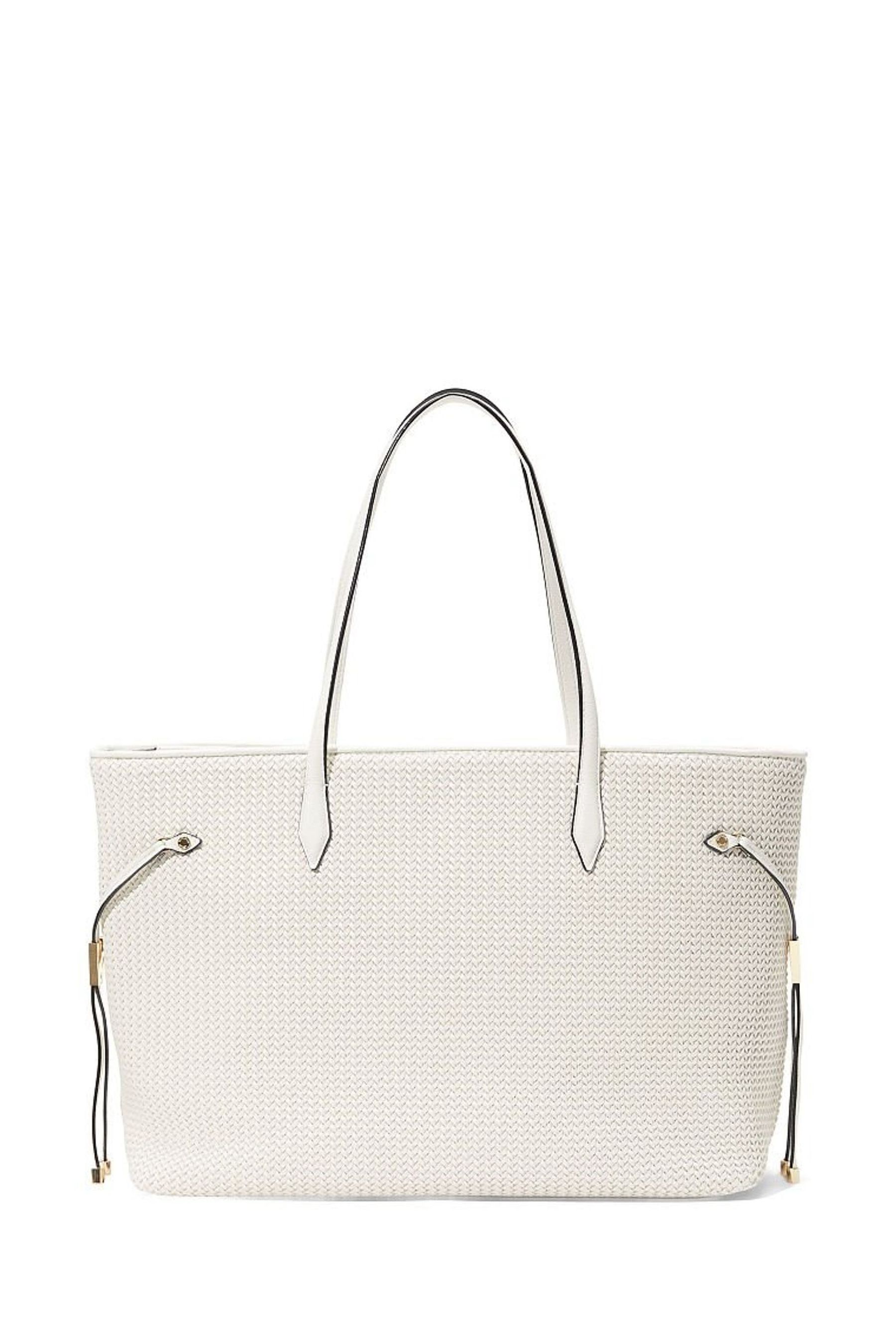 Buy Victoria s Secret Coconut Woven White Tote Bag from the Next