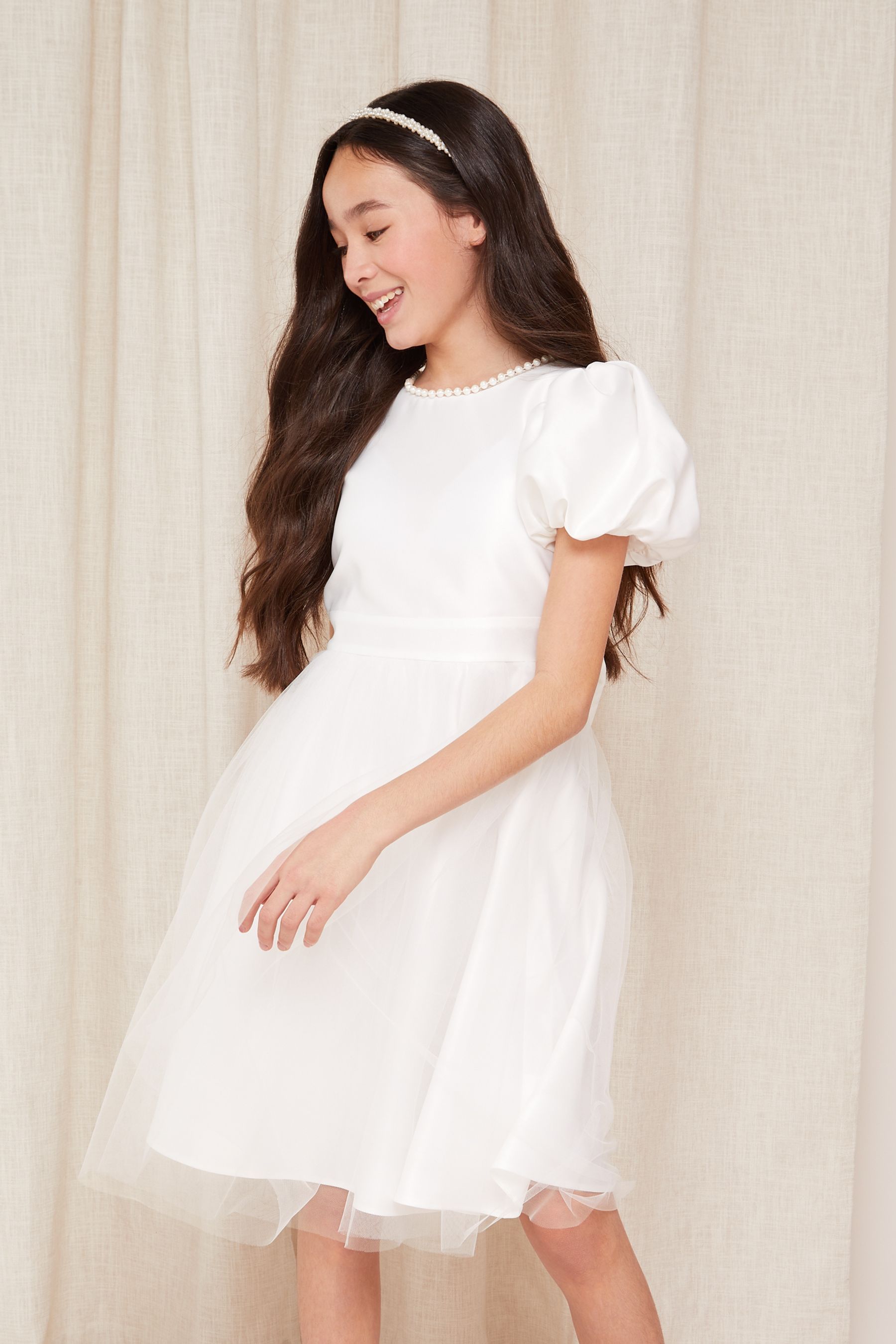 Lipsy ivory shop dress