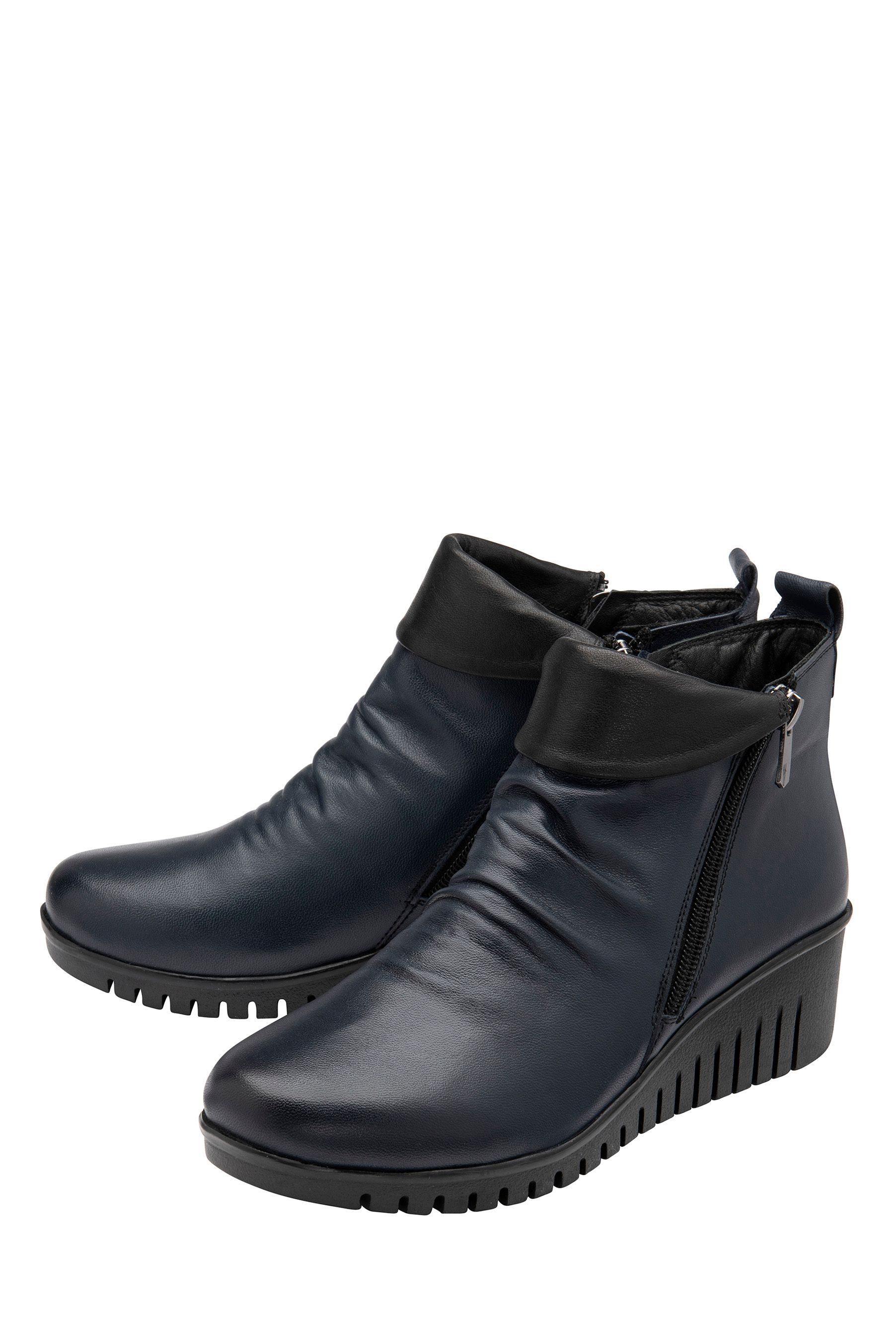 Lotus wedge sale boots