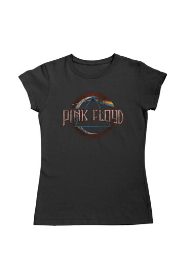 All + Every Black Pink Floyd Vintage Dark Side Of The Moon Women's Music T-Shirt