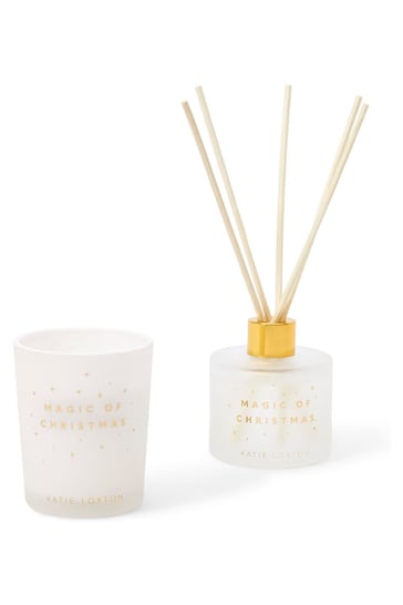 Katie Loxton Clear Magic of Christmas Mini Diffuser & Candle Gift Set