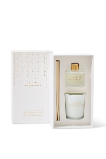Katie Loxton Clear Winter Wonderland Mini Diffuser & Candle Gift Set