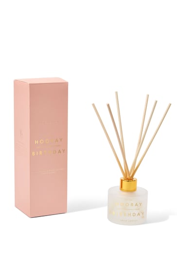 Katie Loxton Sentiment Reed Diffuser Hip Hip Hooray Lets Celebrate Your Birthday