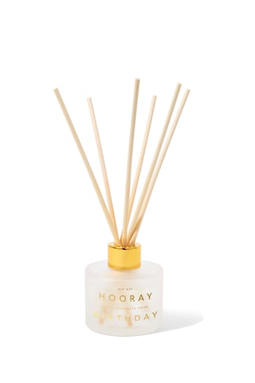 Katie Loxton Sentiment Reed Diffuser Hip Hip Hooray Lets Celebrate Your Birthday