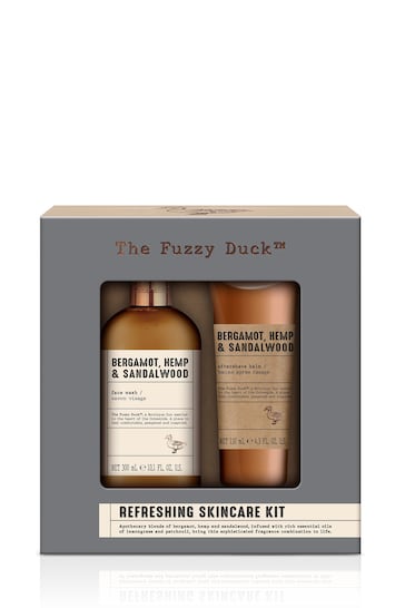Baylis & Harding The Fuzzy Duck  Bergamot, Hemp  Sandalwood  Mens Luxury Skincare Duo Gift  Set