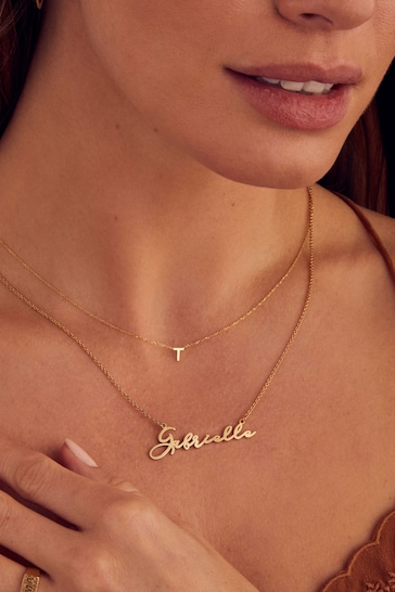 Personalised Script Name Necklace by Posh Totty Designs