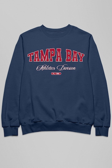 Coto7 Navy Tampa Bay Retro Athletics Division Men's Sweatshirt