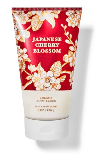 Bath & Body Works Japanese Cherry Blossom Creamy Body Scrub 8 oz / 226 g