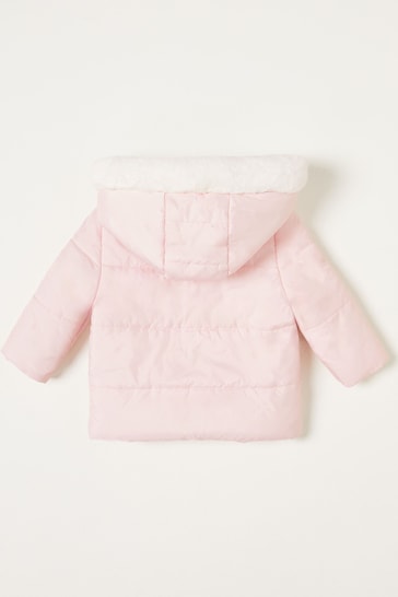 Lipsy Light Pink Padded Coat (0mths - 6yrs)