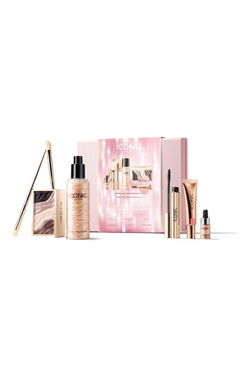 ICONIC London Glowing Out Makeup Gift Set (Worth £123)