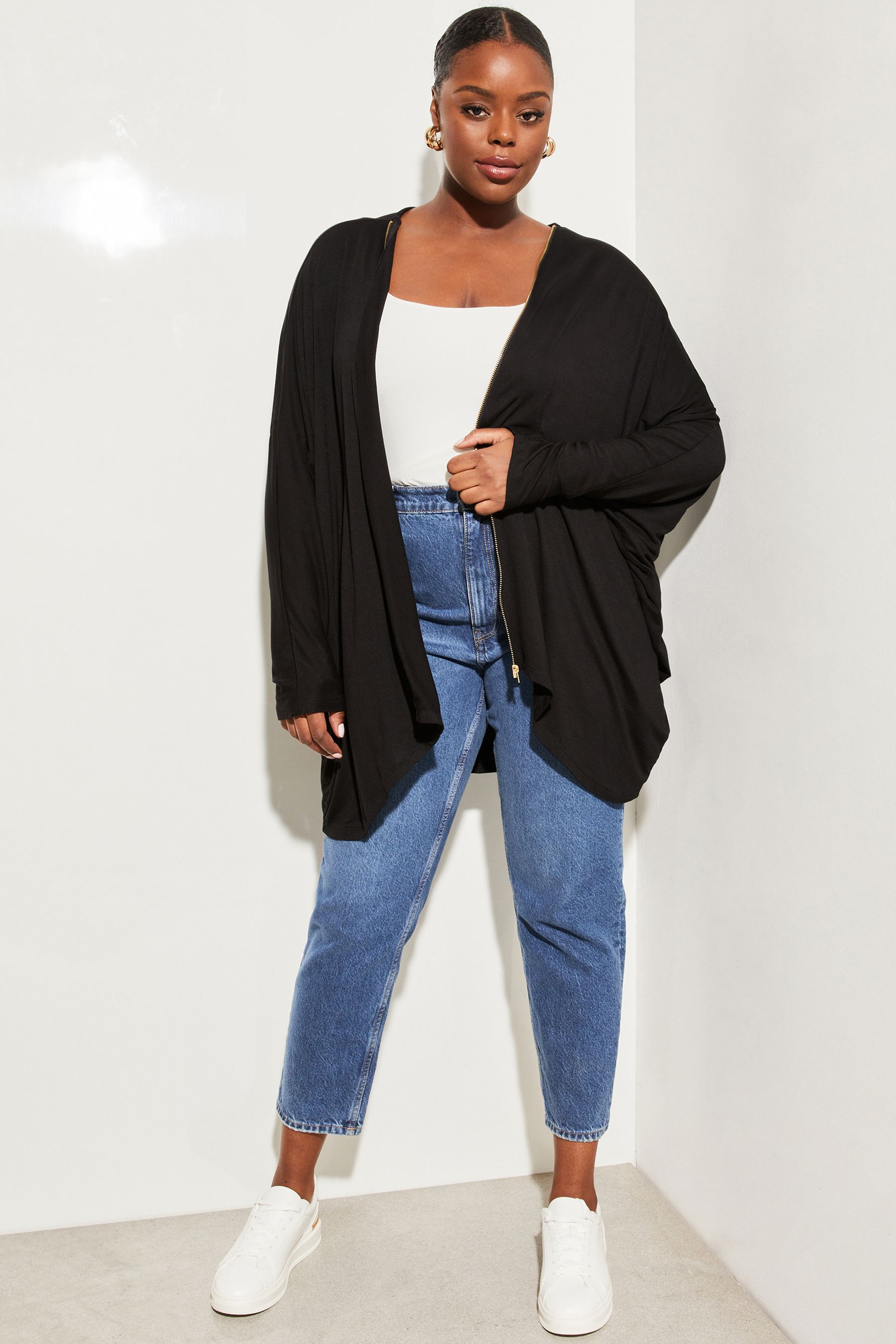 Black best sale batwing cardigan