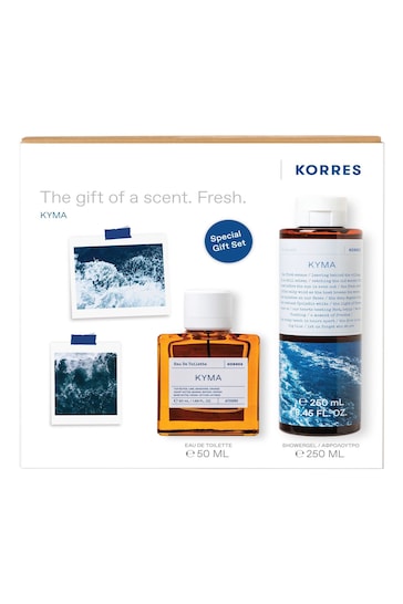 Korres Kyma Eau De Toilette (50ml) and Shower Gel (250ml) Gift Set