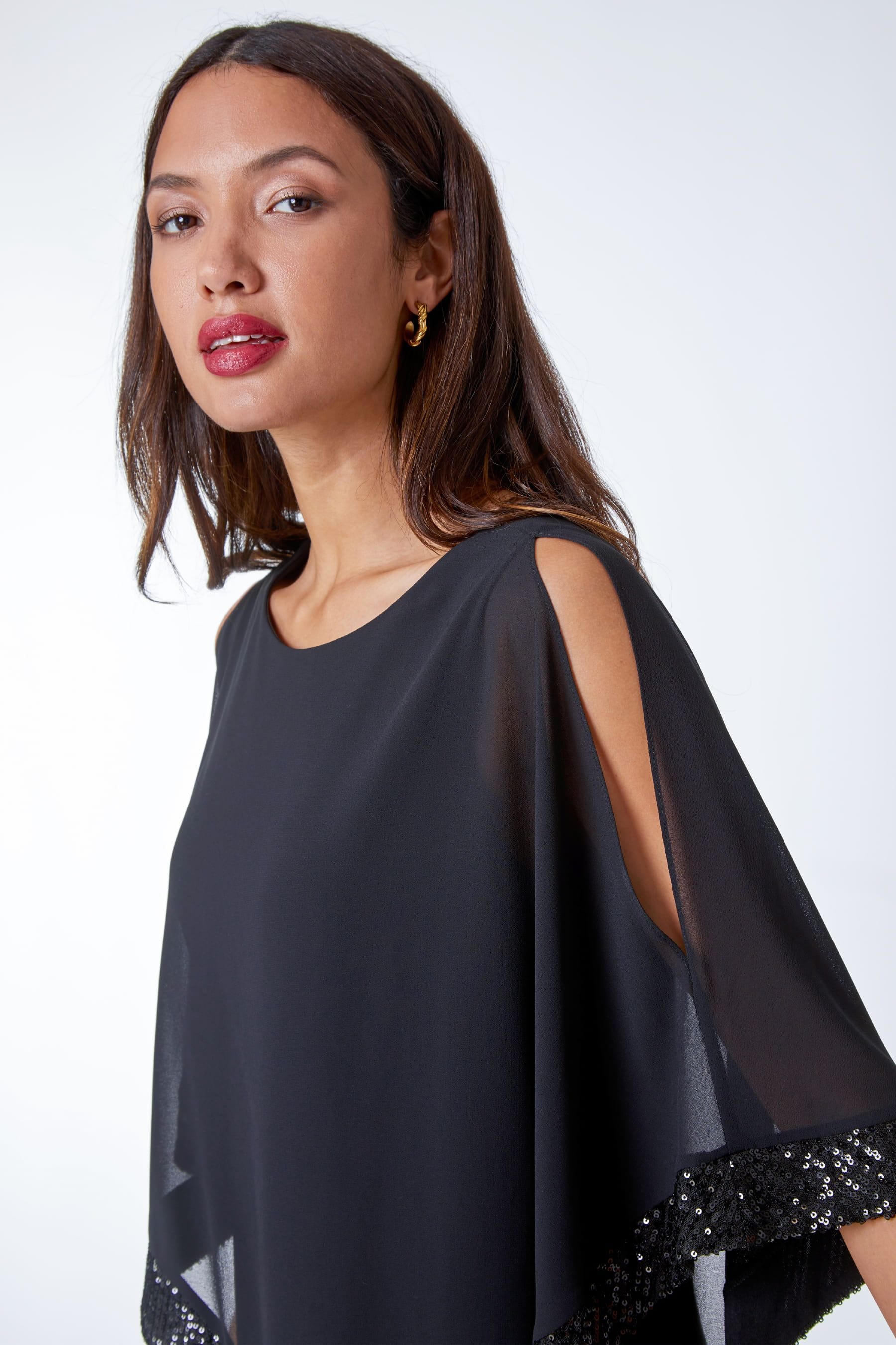 Roman originals new arrivals overlay dress