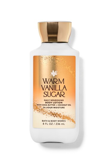 Warm Vanilla Sugar Bath & Body Works Warm Vanilla Sugar Daily Nourishing Body Lotion 8 fl oz / 236 mL