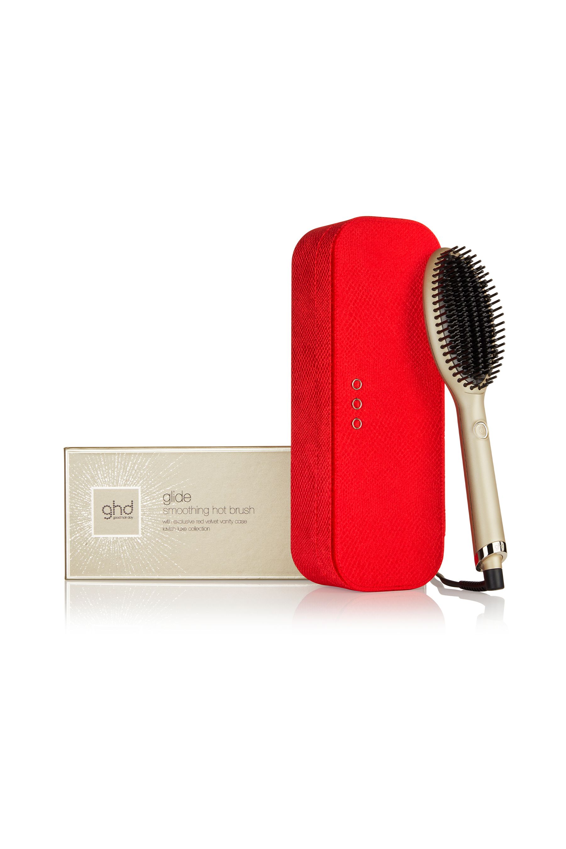 Buy ghd Glide Limited Edition Smoothing Hot Brush in Champagne Gold from the Next UK online shop
