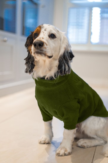 Personalised Fleece Small Dog Coat by Jonny's Sister