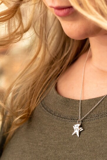 Personalised Family Star Necklace by Posh Totty
