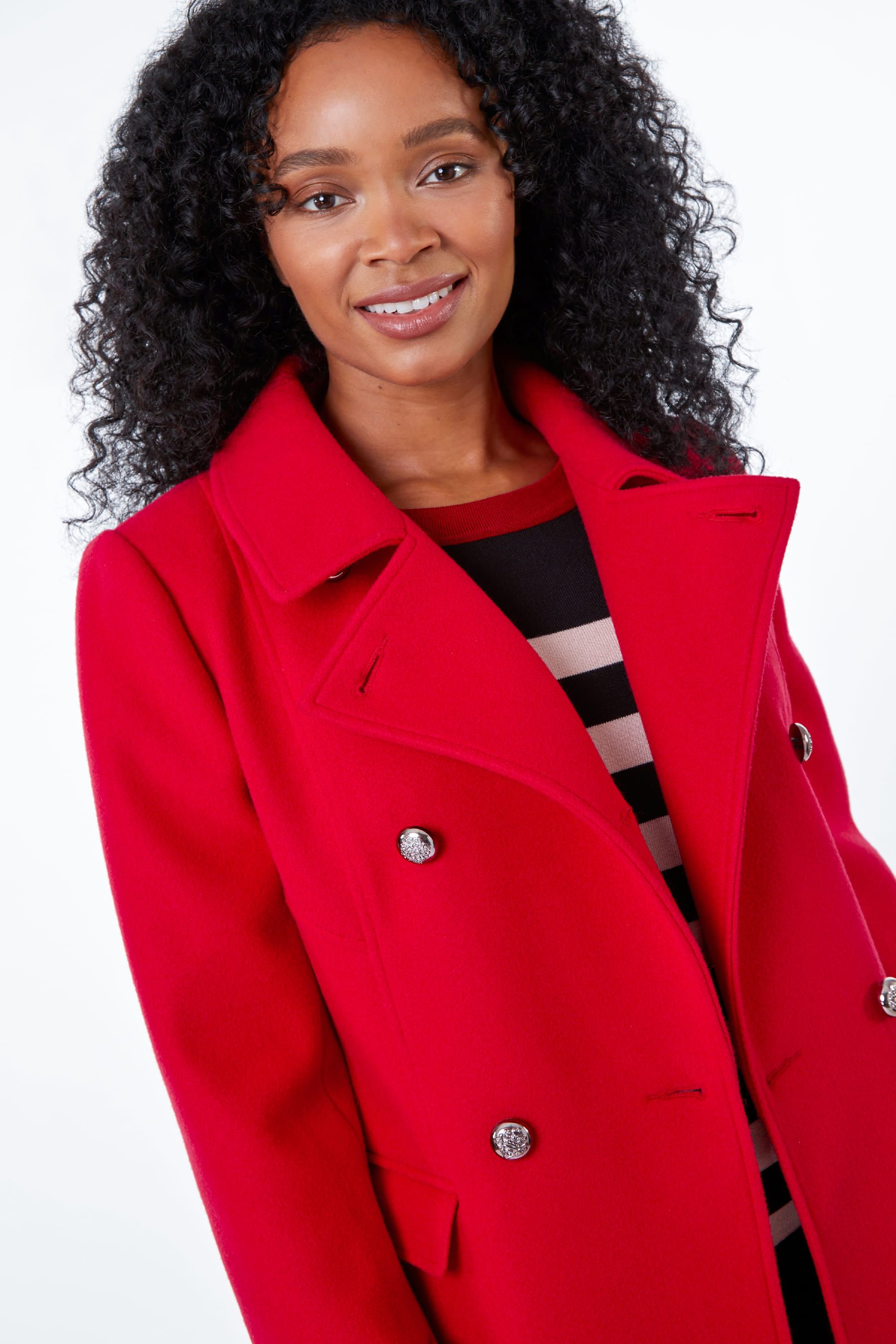 Red military clearance coat womens