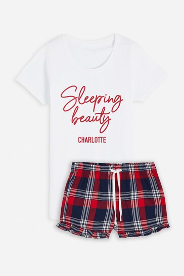 Buy Personalised Womens Pyjama Short Set by Dollymix from the Next UK ...
