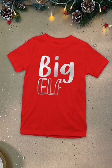 Instajunction Red Big Elf Christmas Kid's T-Shirt