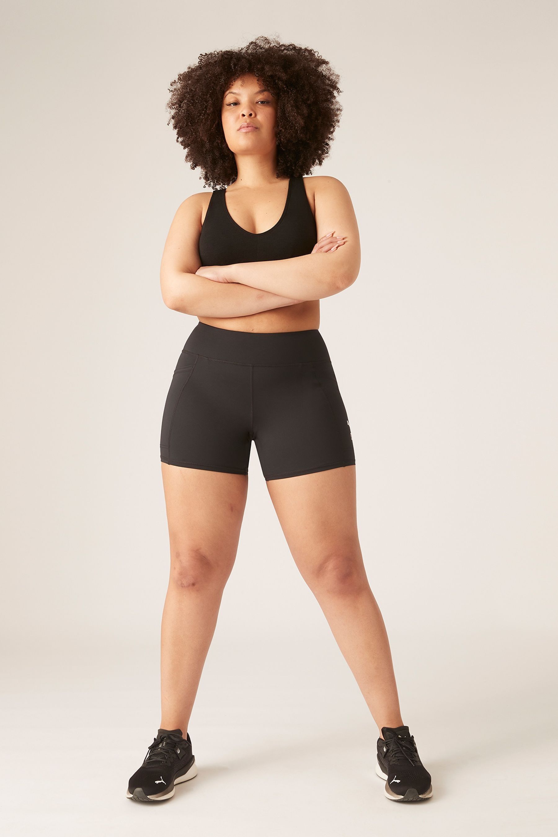 Plus size puma biker hot sale shorts