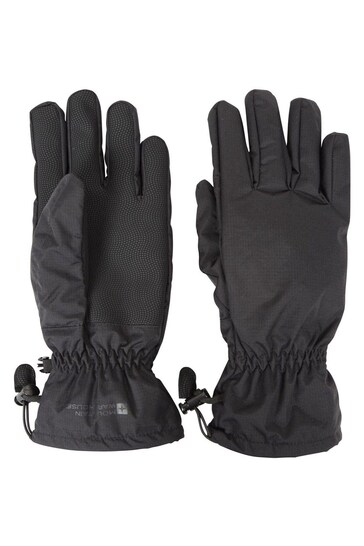 Mountain Warehouse Black Classic Waterproof Gloves