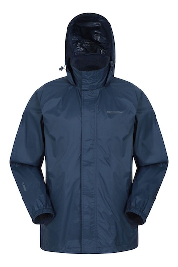Buy Mountain Warehouse Blue Pakka Waterproof Jacket - Mens from the ...