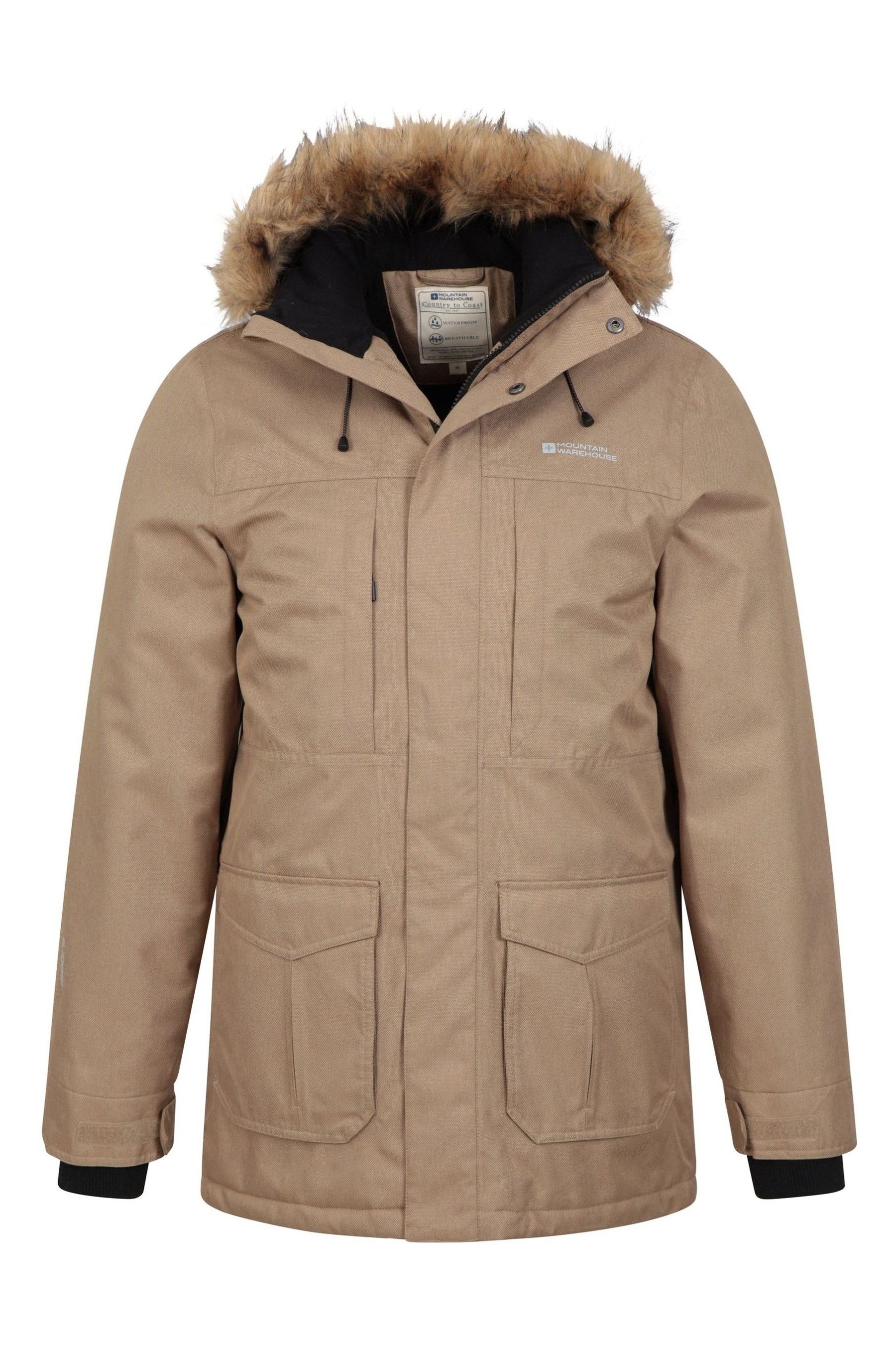 Gorge waterproof mens long hot sale jacket