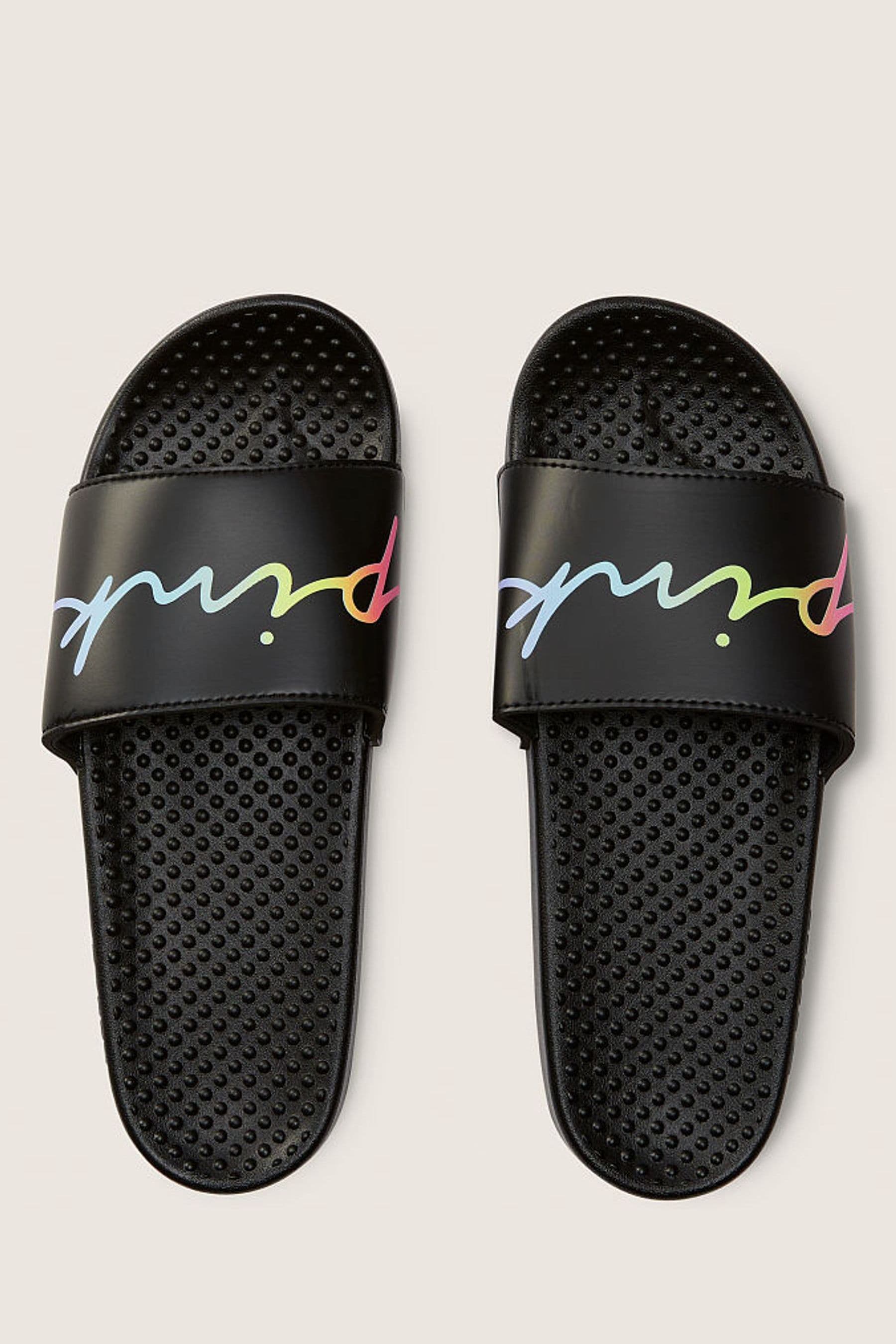 Black and pink sliders store