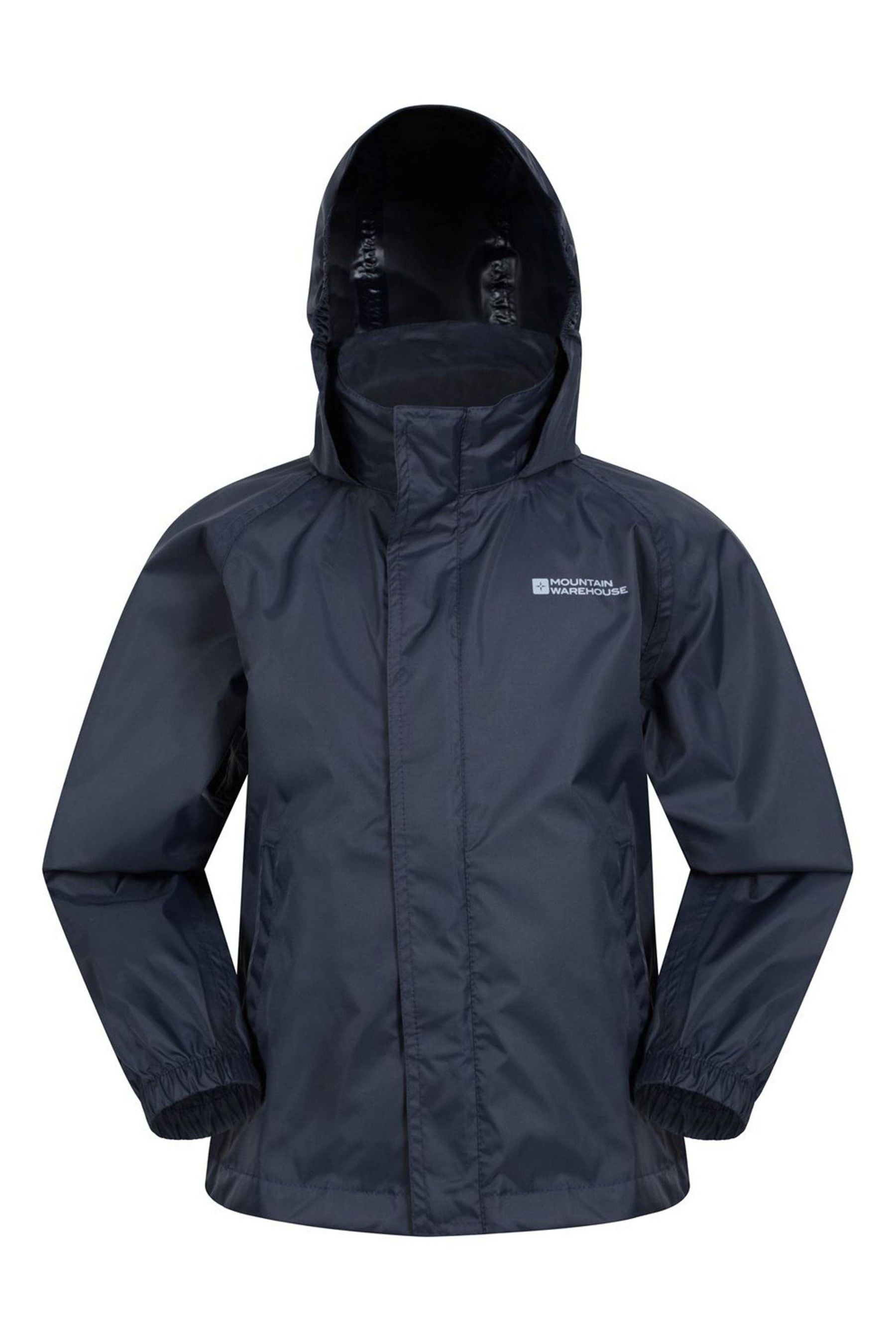 Mountain Warehouse Dark Blue Pakka Waterproof Jacket Kids