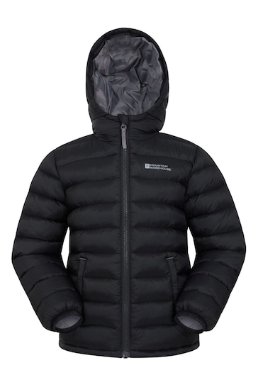 Mountain Warehouse Black Seasons Water Resistant Padded Jacket