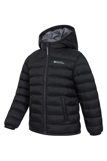 Mountain Warehouse Black Seasons Water Resistant Padded Jacket