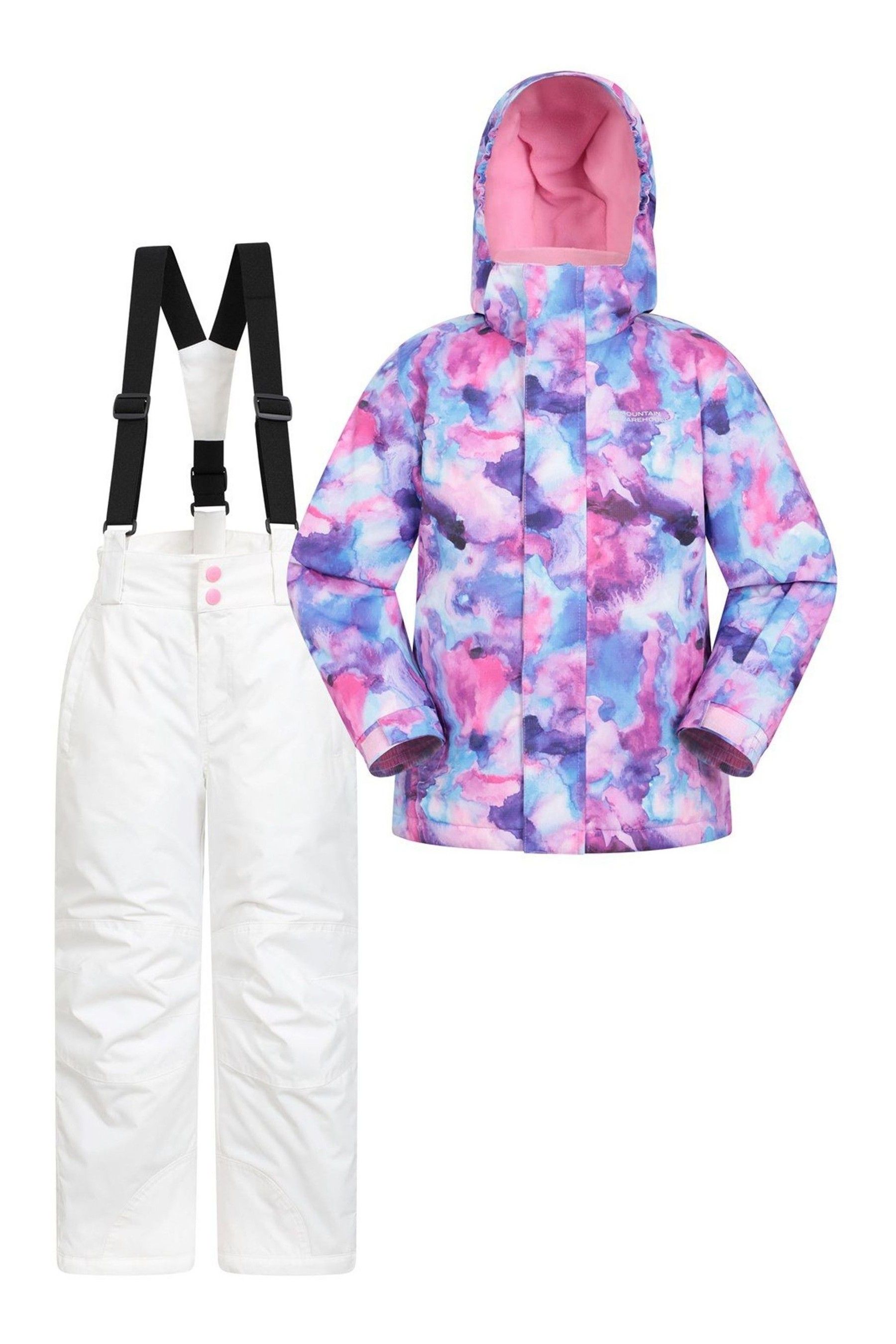 Buy Mountain Warehouse Pink Ski Jacket And Trouser Set - Kids from the ...