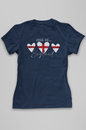 Lipsy Navy World Cup 2022 C'Mon England Women's T-Shirt