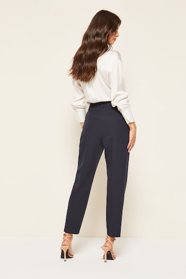 Friends Like These Navy Blue Tailored Ankle Grazer Trousers