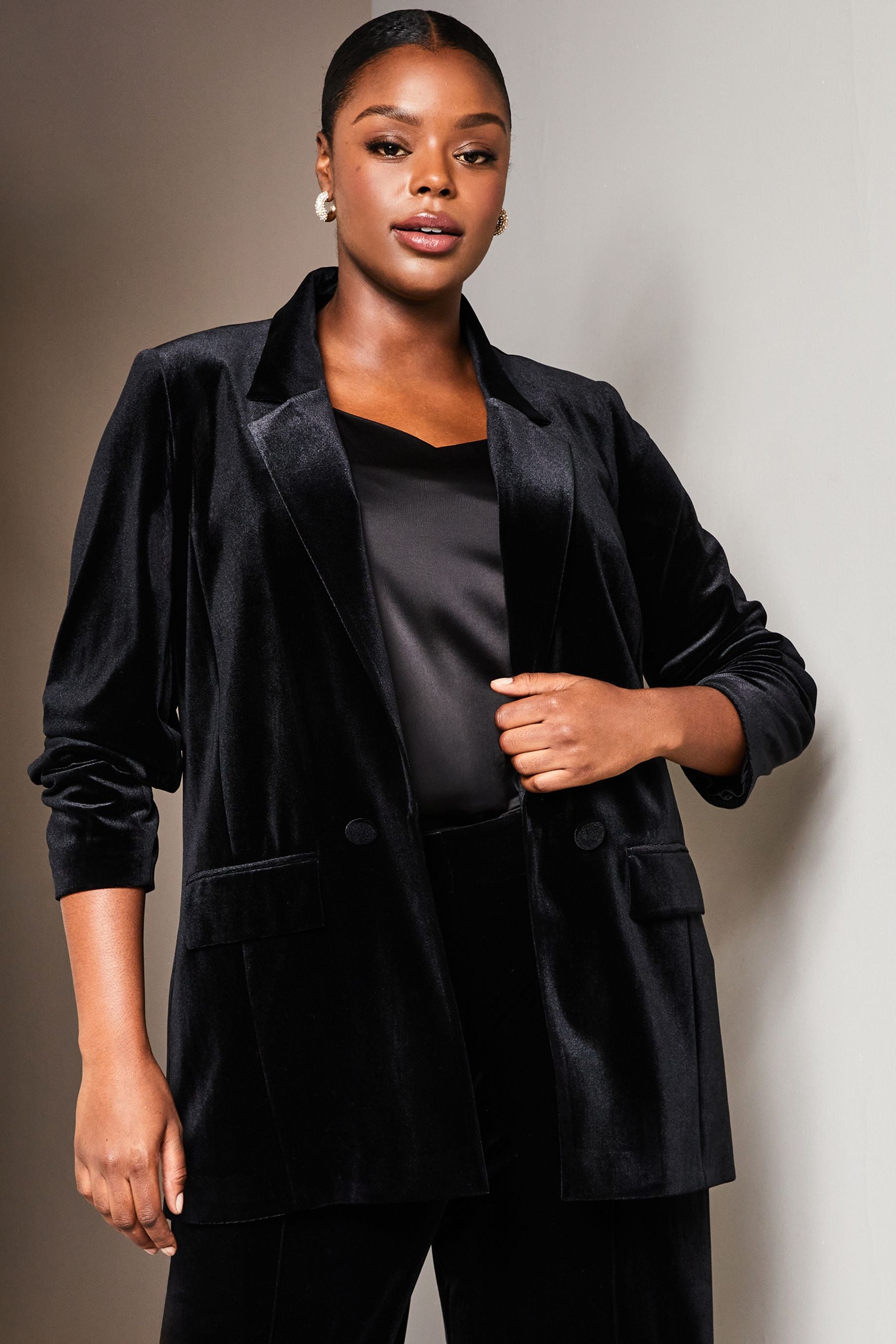 Next black cheap velvet blazer