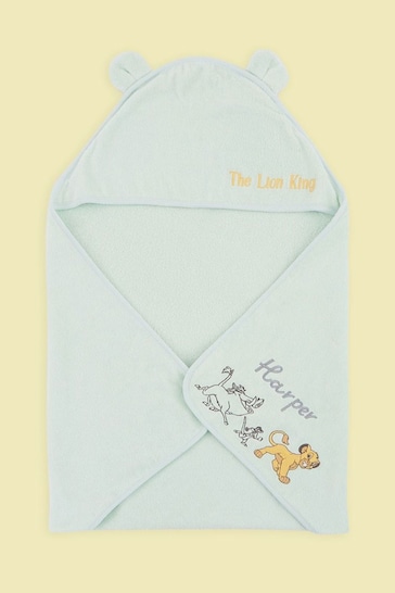 Personalised Disney The Lion King Hooded Towel by My 1st Years