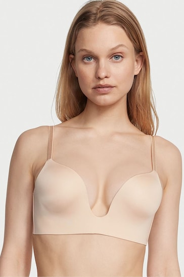 Victoria's Secret Marzipan Nude Plunge Smooth Plunge Low Back Bra