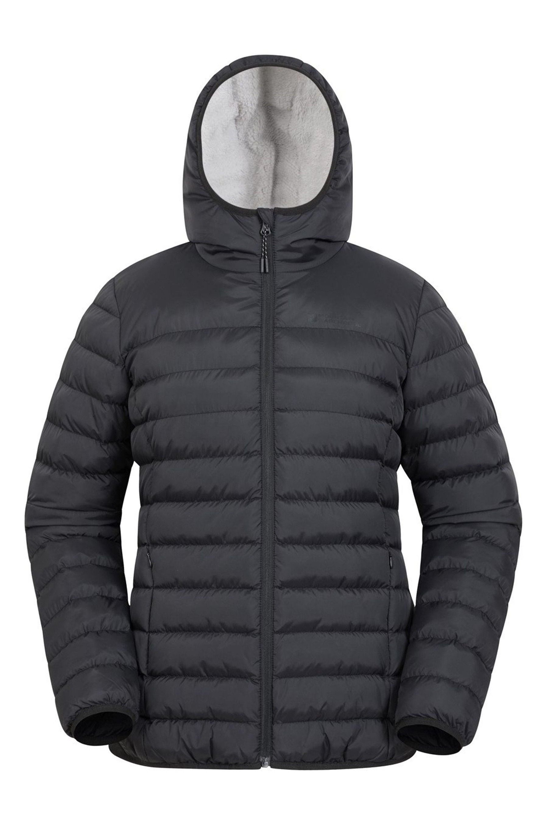 Buy Mountain Warehouse Black Seasons Fur Lined Padded Jacket from