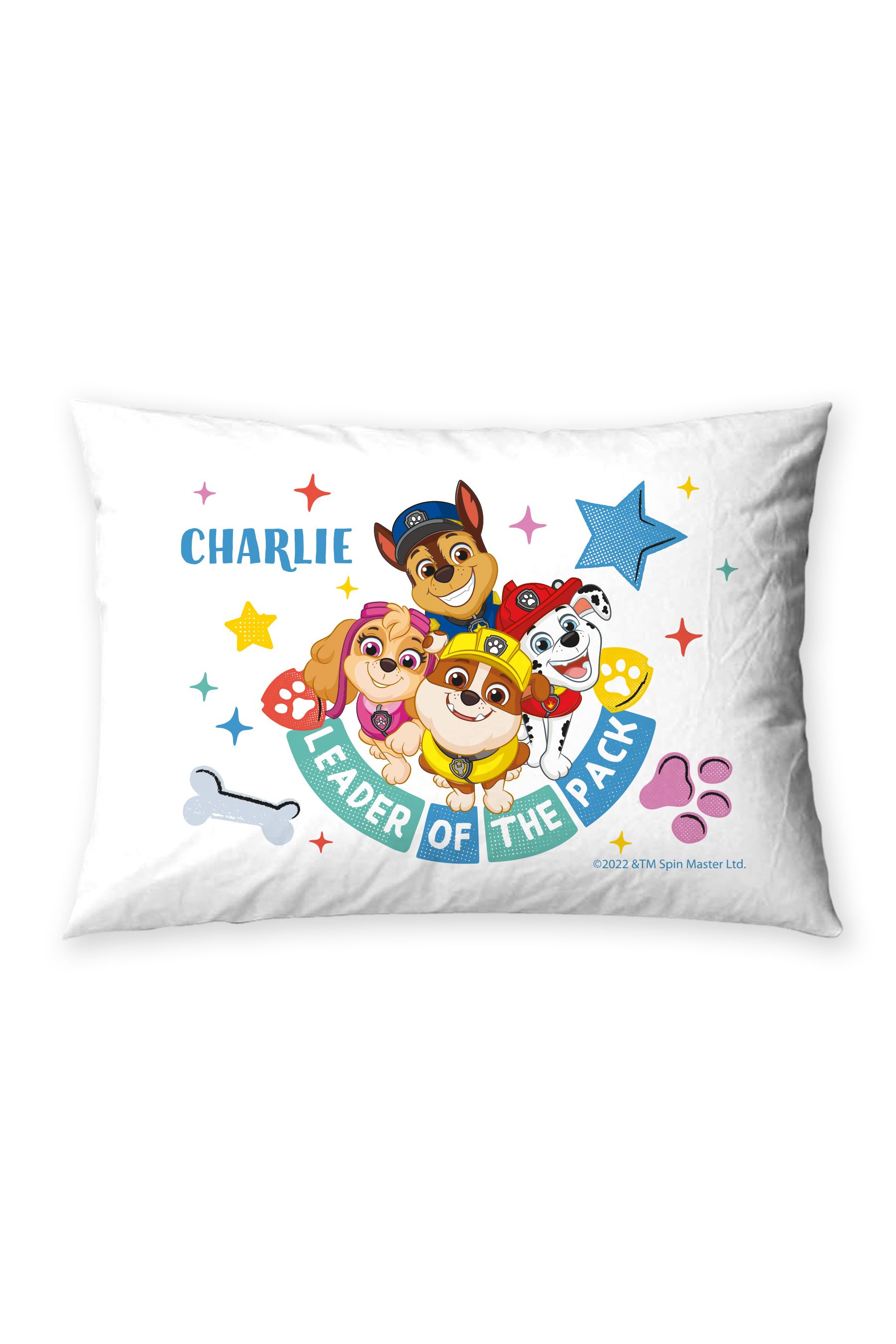 Buy Personalised Paw Patrol Pillowcase by Character World Brands