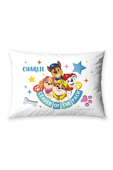 Personalised Paw Patrol Pillowcase by Character World Brands