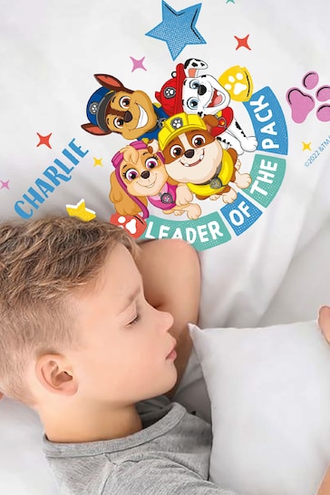 Personalised Paw Patrol Pillowcase by Character World Brands