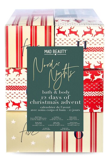 Mad Beauty Nordic 12 Days Of Christmas Cube Advent Calender