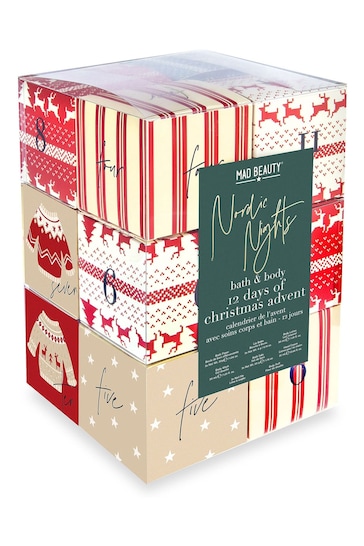 Mad Beauty Nordic 12 Days Of Christmas Cube Advent Calender