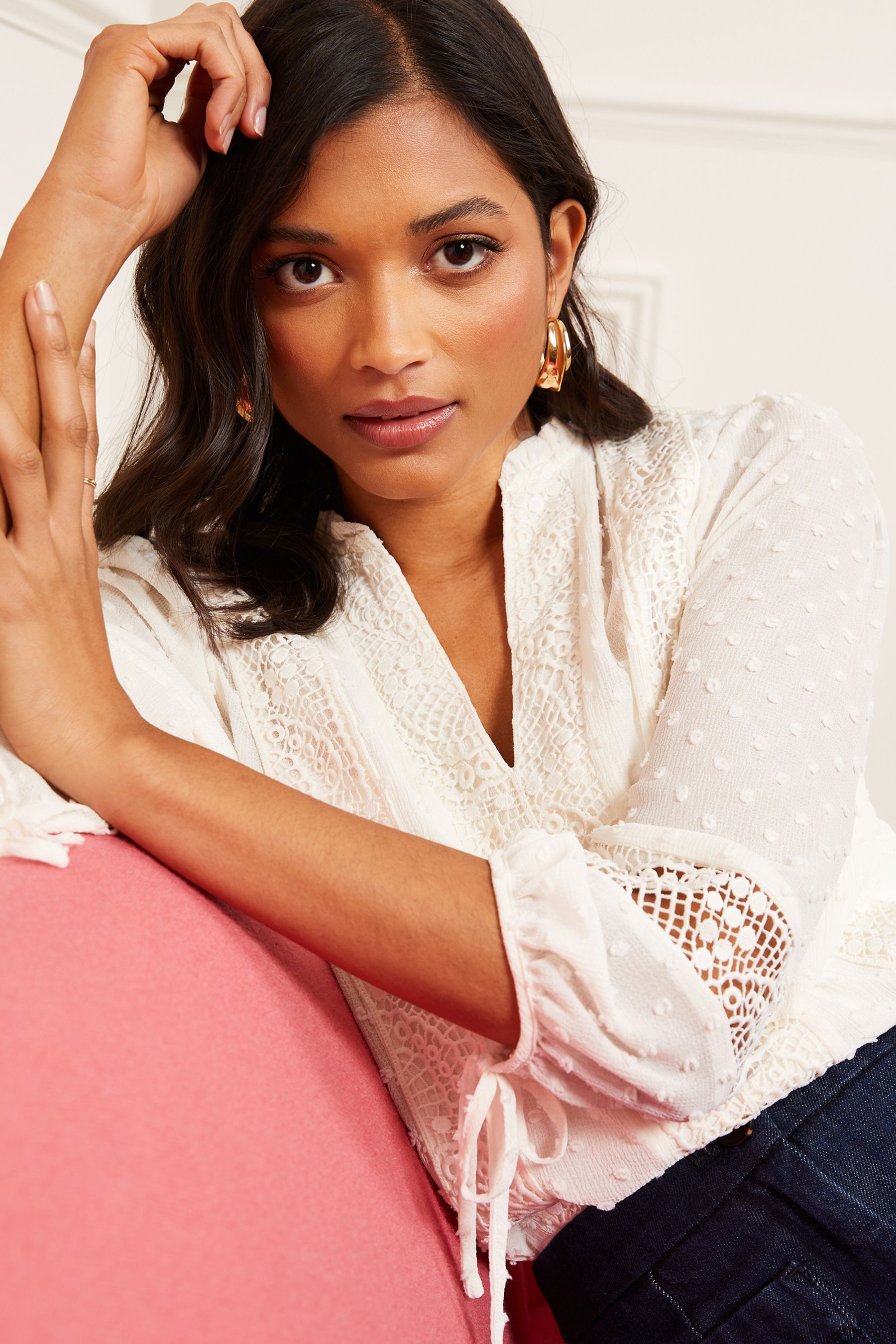 Blouse cache coeur best sale sezane