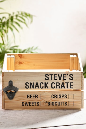 Personalised Beer & Snack Crate Boxes by Loveabode