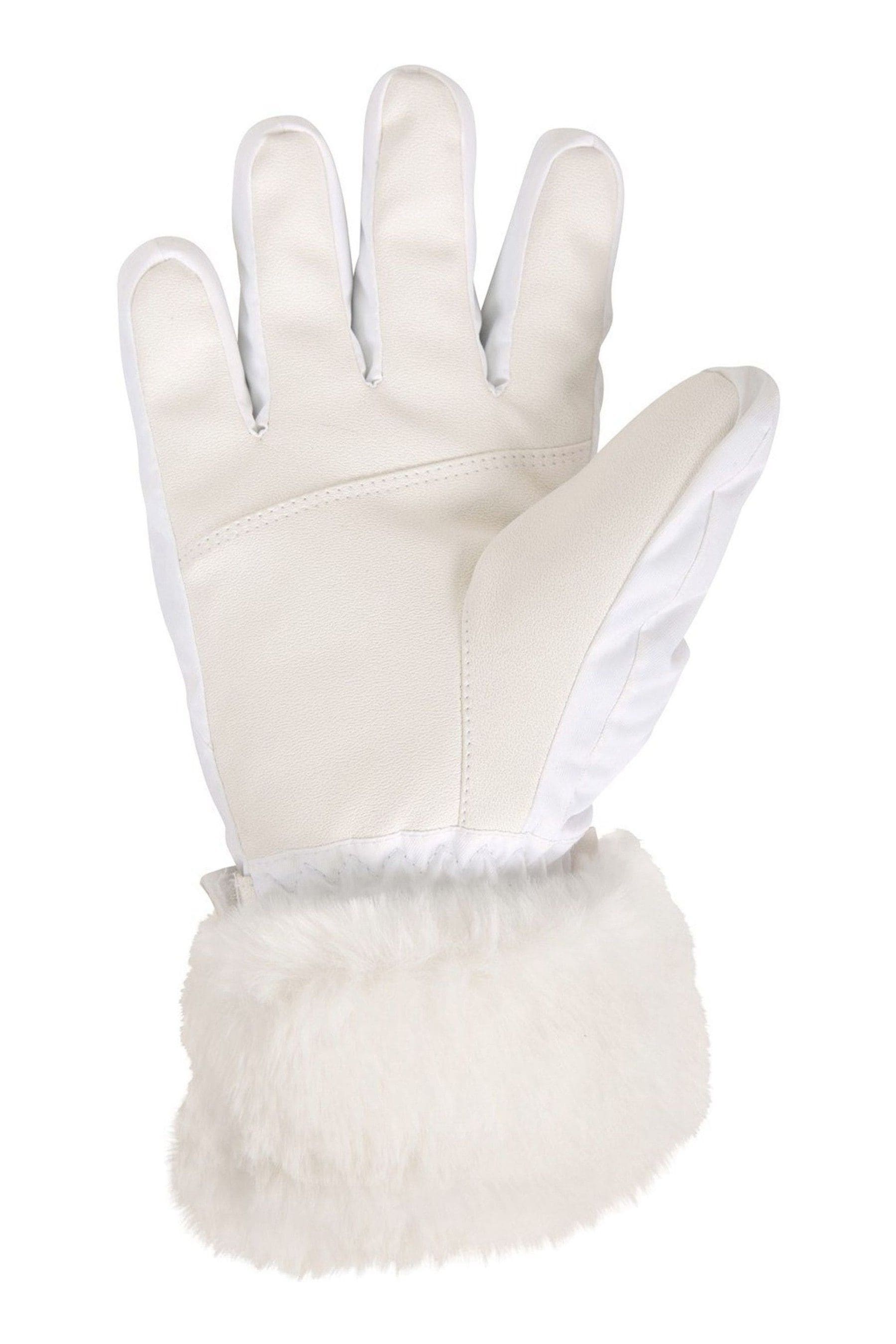 Buy Mountain Warehouse White Parallax Waterproof Ski Gloves