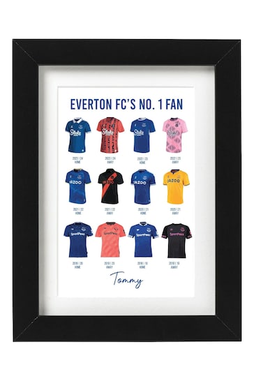 Personalised Family Football Shirts Print by Jonny's Sister